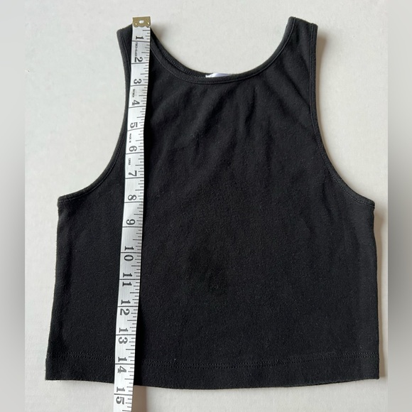 A D C Black Racer Front Crop top. Size XS - Picture 4 of 4